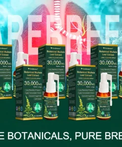 CareBreeze® Ботанически спрей за почистване на белите дробове с екстракт от листа на лопен