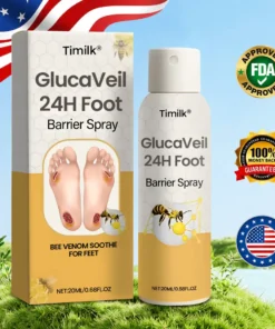 Timilk® GlucaVeil 24H спрей за защита на краката