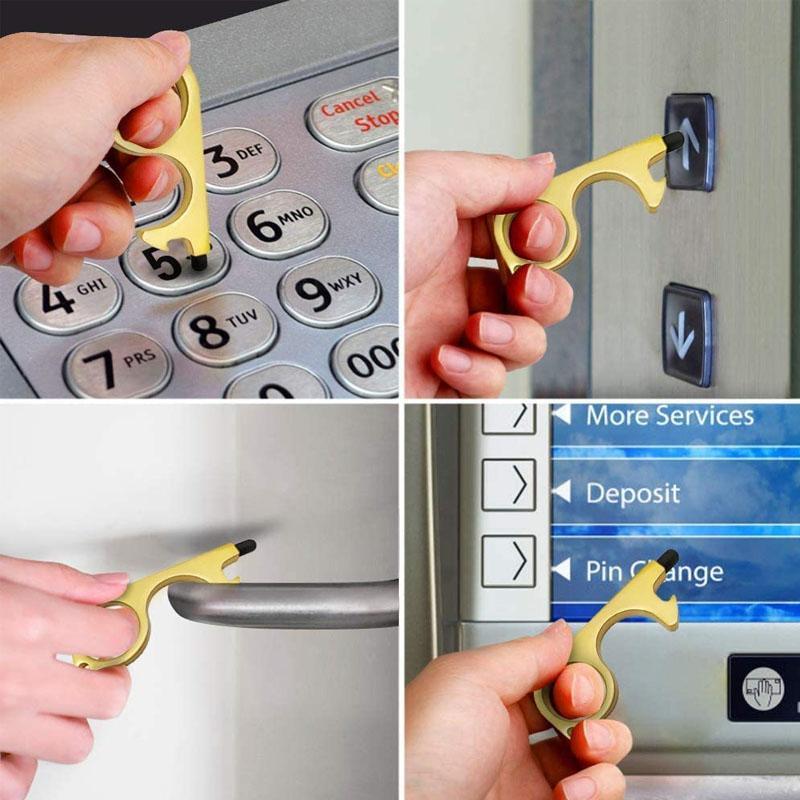 Инструменти за отваряне на врати без докосване с висулка ключодържател