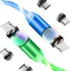 Светещ LED магнитен кабел за зареждане