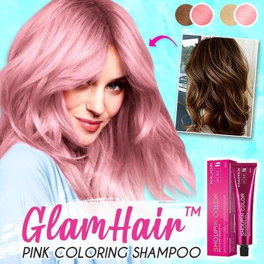 Розов оцветяващ шампоан GlamHair