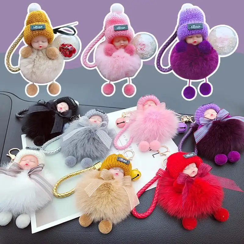 Сладка симулационна плюшена кривогледа кукла