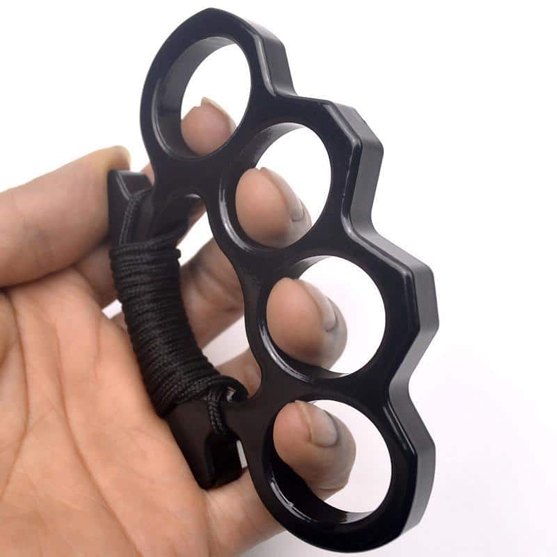 Ръкавици с катарама за самозащита с метални кокалчета и пръсти - Image 2