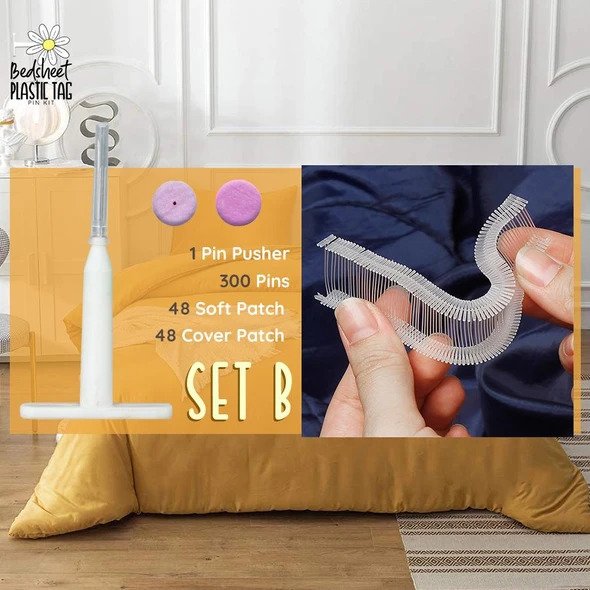 Комплект щифтове за пластмасови етикети за чаршаф - Image 2