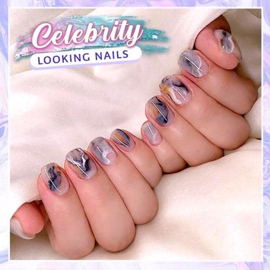 Незабавни стикери от мраморно фолио Nailtural - Image 2
