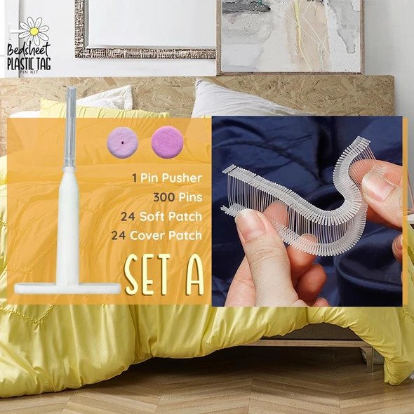 Комплект щифтове за пластмасови етикети за чаршаф - Image 3