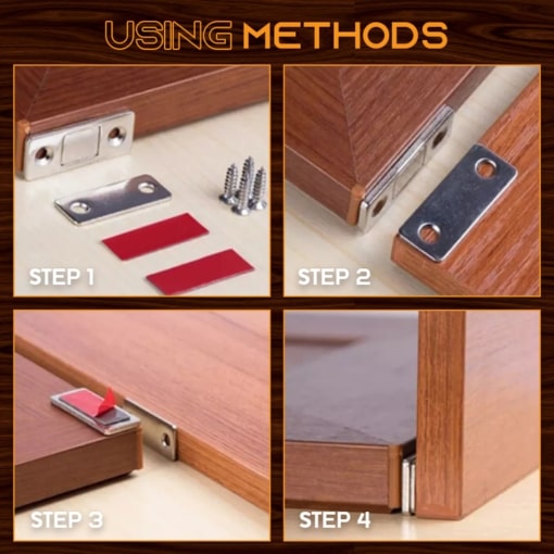 Изключително тънки невидими магнитни стопери за врати - Image 3